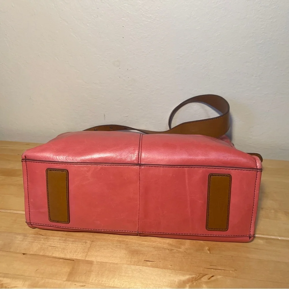 Park Tote Leather Handbag, Blossom.